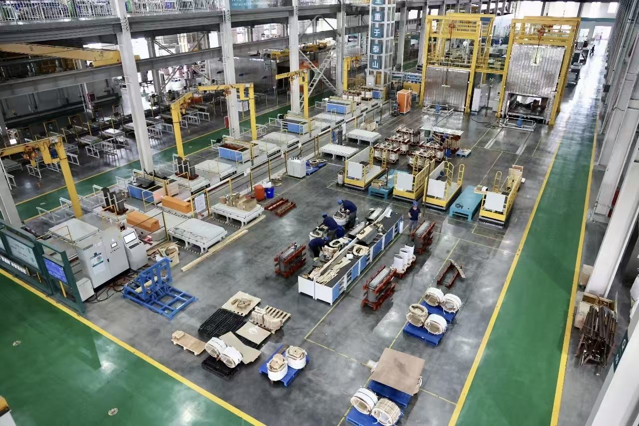Planta de producción de transformadores
